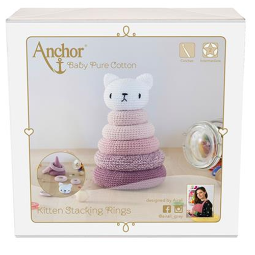 Haakpakket stapelring kat