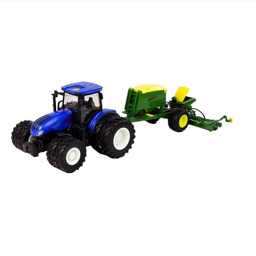 Trekker met balenpers 01