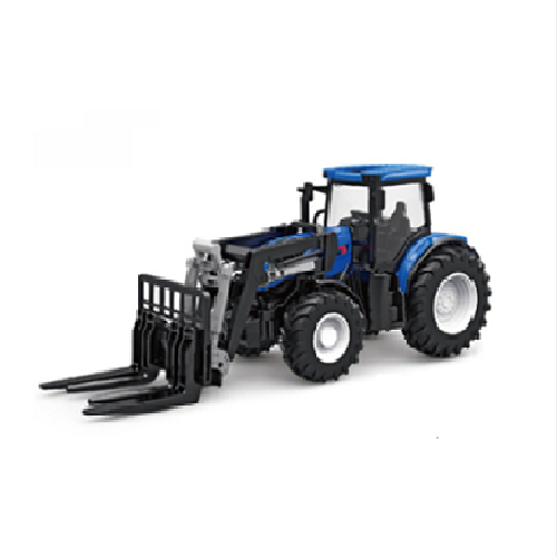 Trekker met voorlader met lepels 01