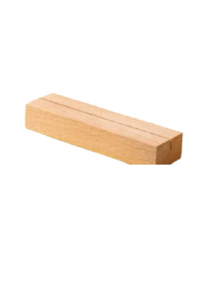Houten kaarthouder 15 cm