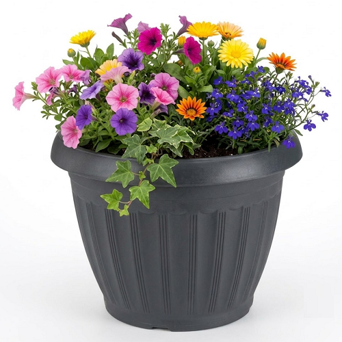 Antraciet plantenpot